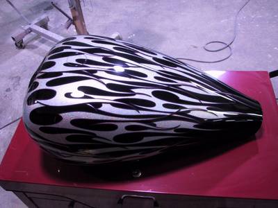 Flame1 — flames & fire custom paint by Keena's Inc, Warren MI