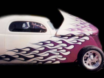 Flame12 — flames & fire custom paint by Keena's Inc, Warren MI