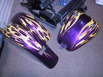 Flame18 — flames & fire custom paint by Keena's Inc, Warren MI