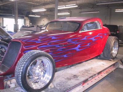 Flame20 — flames & fire custom paint by Keena's Inc, Warren MI