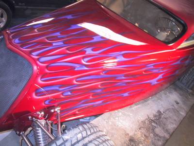 Flame22 — flames & fire custom paint by Keena's Inc, Warren MI