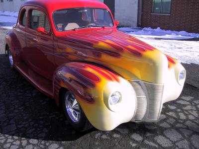 Flame25 — flames & fire custom paint by Keena's Inc, Warren MI