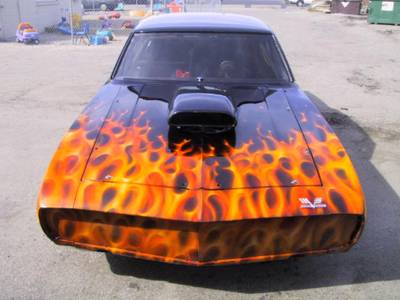 Flame30 — flames & fire custom paint by Keena's Inc, Warren MI