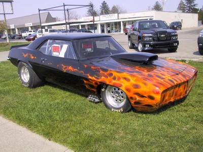 Flame31 — flames & fire custom paint by Keena's Inc, Warren MI