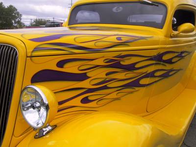 Flame34 — flames & fire custom paint by Keena's Inc, Warren MI