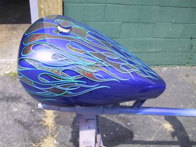 Flame40 — flames & fire custom paint by Keena's Inc, Warren MI