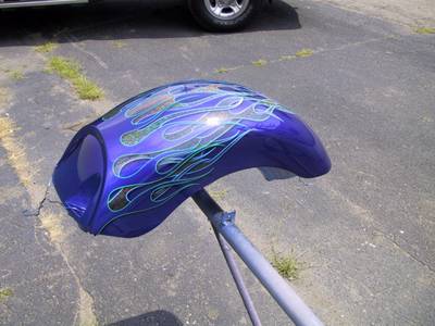 Flame42 — flames & fire custom paint by Keena's Inc, Warren MI