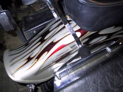 Flame44 — flames & fire custom paint by Keena's Inc, Warren MI