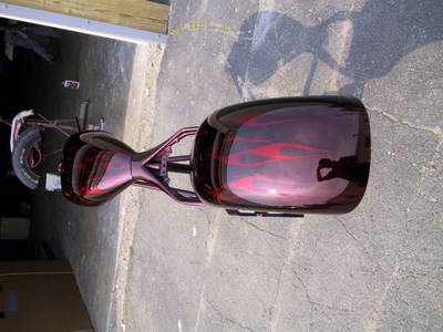 Flame57 — flames & fire custom paint by Keena's Inc, Warren MI