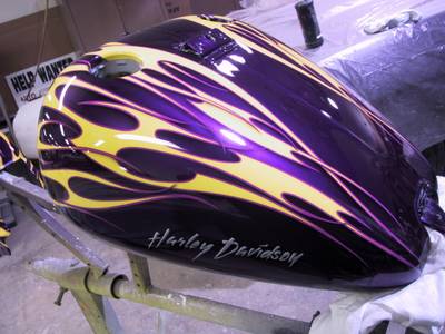 Flame59 — flames & fire custom paint by Keena's Inc, Warren MI