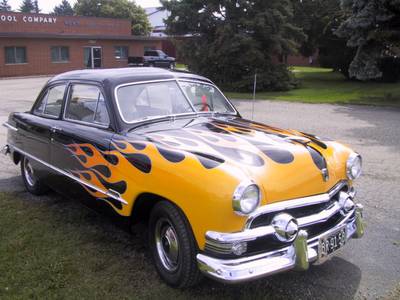 Flame65 — flames & fire custom paint by Keena's Inc, Warren MI
