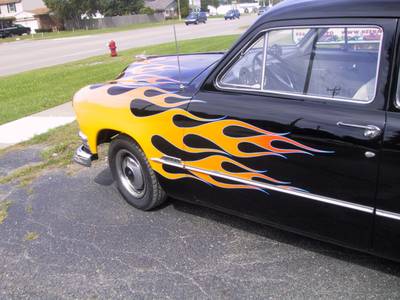Flame68 — flames & fire custom paint by Keena's Inc, Warren MI