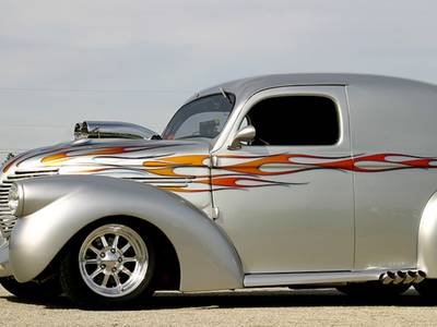 Flame73 — flames & fire custom paint by Keena's Inc, Warren MI