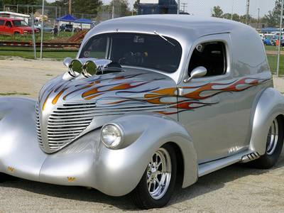 Flame74 — flames & fire custom paint by Keena's Inc, Warren MI