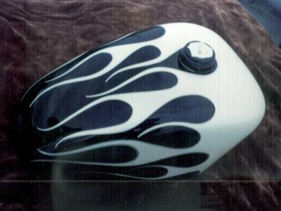 Flame79 — flames & fire custom paint by Keena's Inc, Warren MI
