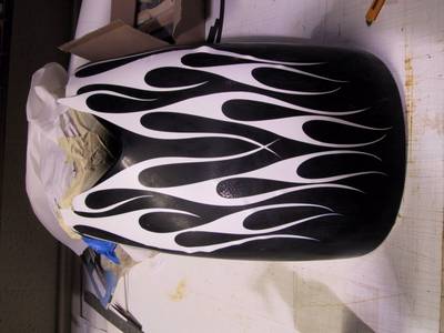 Flame8 — flames & fire custom paint by Keena's Inc, Warren MI