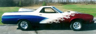 Flame86 — flames & fire custom paint by Keena's Inc, Warren MI