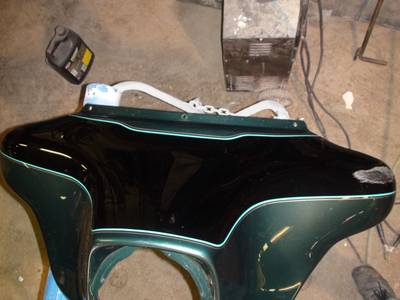 Pinstripe11 — freehand pinstriping custom paint by Keena's Inc, Warren MI