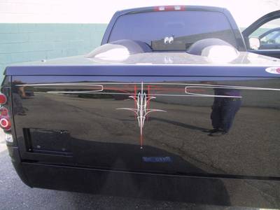 Pinstripe12 — freehand pinstriping custom paint by Keena's Inc, Warren MI