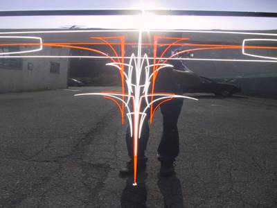 Pinstripe13 — freehand pinstriping custom paint by Keena's Inc, Warren MI