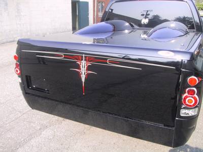 Pinstripe14 — freehand pinstriping custom paint by Keena's Inc, Warren MI