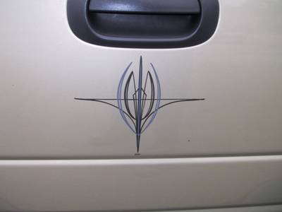 Pinstripe24 — freehand pinstriping custom paint by Keena's Inc, Warren MI