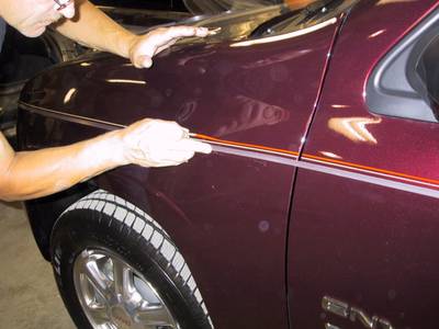 Pinstripe25 — freehand pinstriping custom paint by Keena's Inc, Warren MI