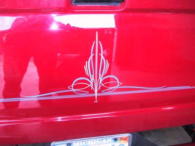 Pinstripe30 — freehand pinstriping custom paint by Keena's Inc, Warren MI