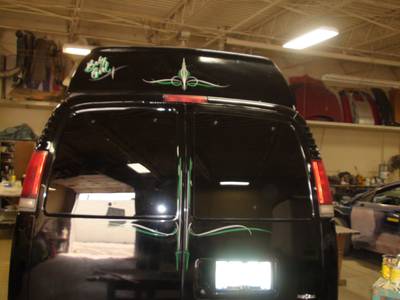 Pinstripe39 — freehand pinstriping custom paint by Keena's Inc, Warren MI