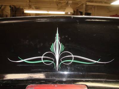 Pinstripe40 — freehand pinstriping custom paint by Keena's Inc, Warren MI