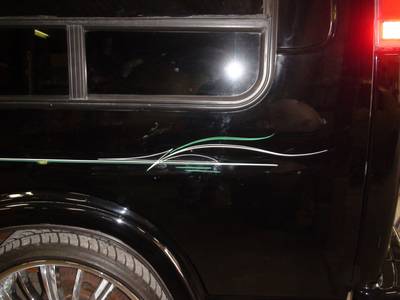 Pinstripe41 — freehand pinstriping custom paint by Keena's Inc, Warren MI