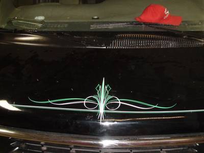 Pinstripe46 — freehand pinstriping custom paint by Keena's Inc, Warren MI