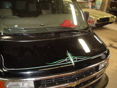 Pinstripe47 — freehand pinstriping custom paint by Keena's Inc, Warren MI