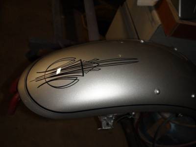Pinstripe49 — freehand pinstriping custom paint by Keena's Inc, Warren MI