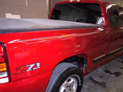 Pinstripe5 — freehand pinstriping custom paint by Keena's Inc, Warren MI