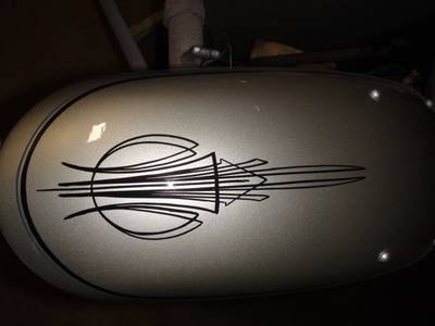 Pinstripe50 — freehand pinstriping custom paint by Keena's Inc, Warren MI