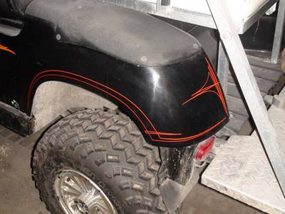 Pinstripe53 — freehand pinstriping custom paint by Keena's Inc, Warren MI