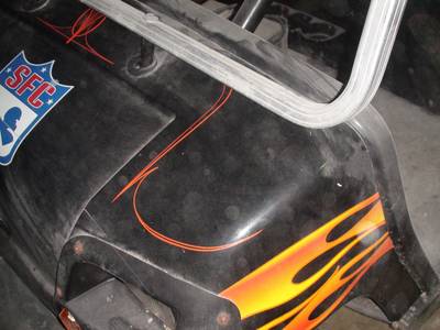 Pinstripe55 — freehand pinstriping custom paint by Keena's Inc, Warren MI