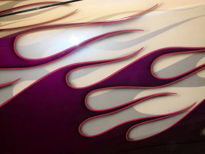 Pinstripe56 — freehand pinstriping custom paint by Keena's Inc, Warren MI