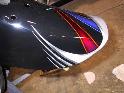Pinstripe57 — freehand pinstriping custom paint by Keena's Inc, Warren MI