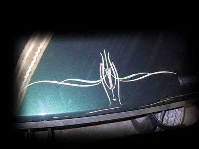 Pinstripe60 — freehand pinstriping custom paint by Keena's Inc, Warren MI