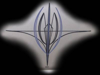 Pinstripe72 — freehand pinstriping custom paint by Keena's Inc, Warren MI