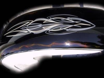 Pinstripe90 — freehand pinstriping custom paint by Keena's Inc, Warren MI