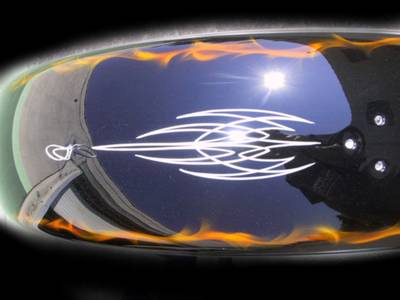 Pinstripe91 — freehand pinstriping custom paint by Keena's Inc, Warren MI