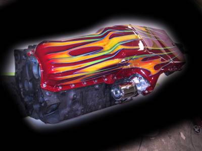 Pinstripe93 — freehand pinstriping custom paint by Keena's Inc, Warren MI