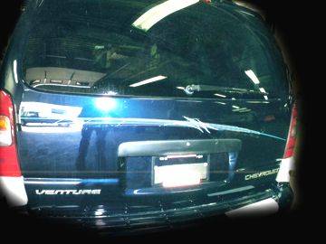 Venture pinstripe — freehand pinstriping custom paint by Keena's Inc, Warren MI